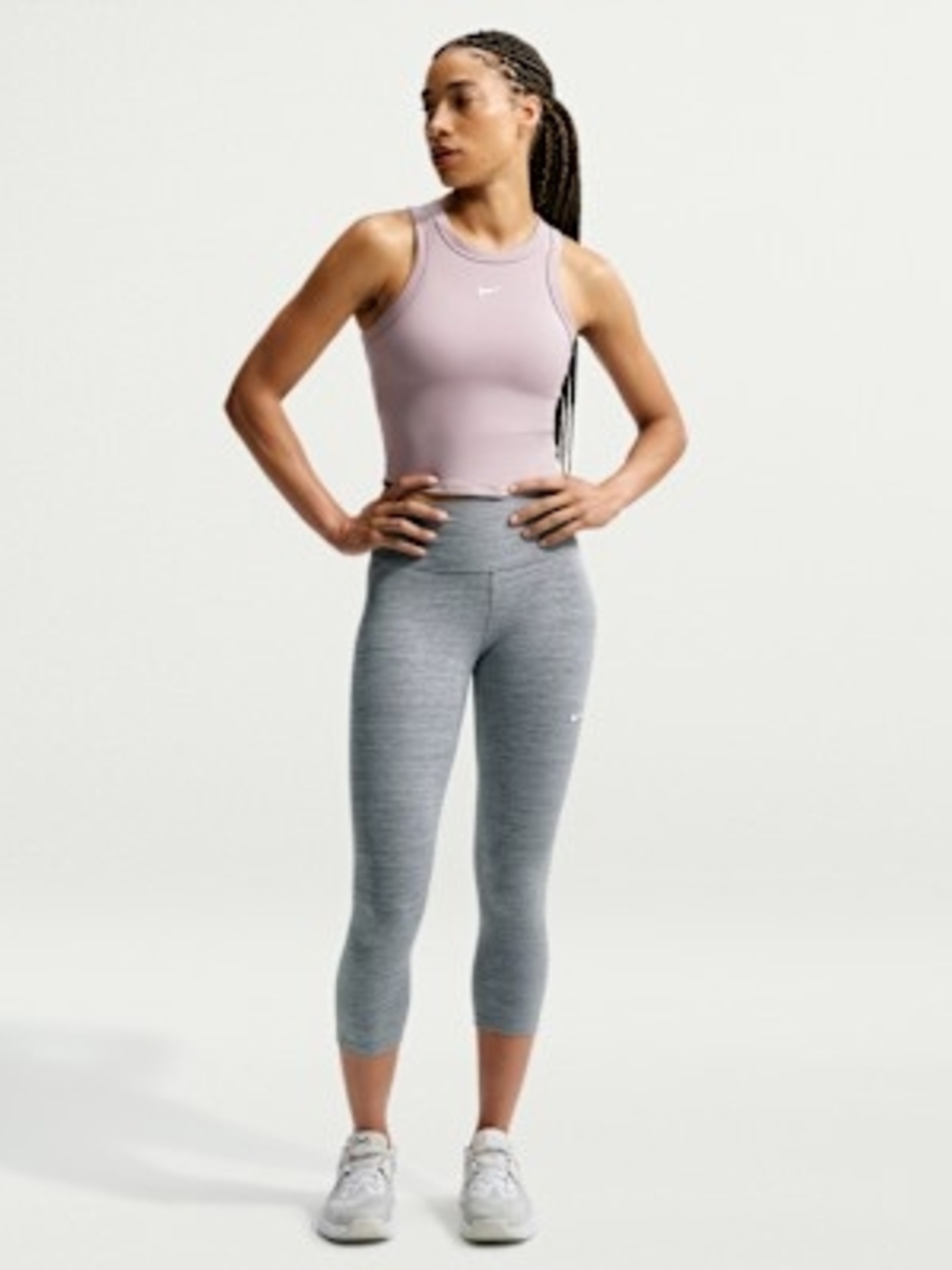 Nike Women’s Gray Cropped Leggings